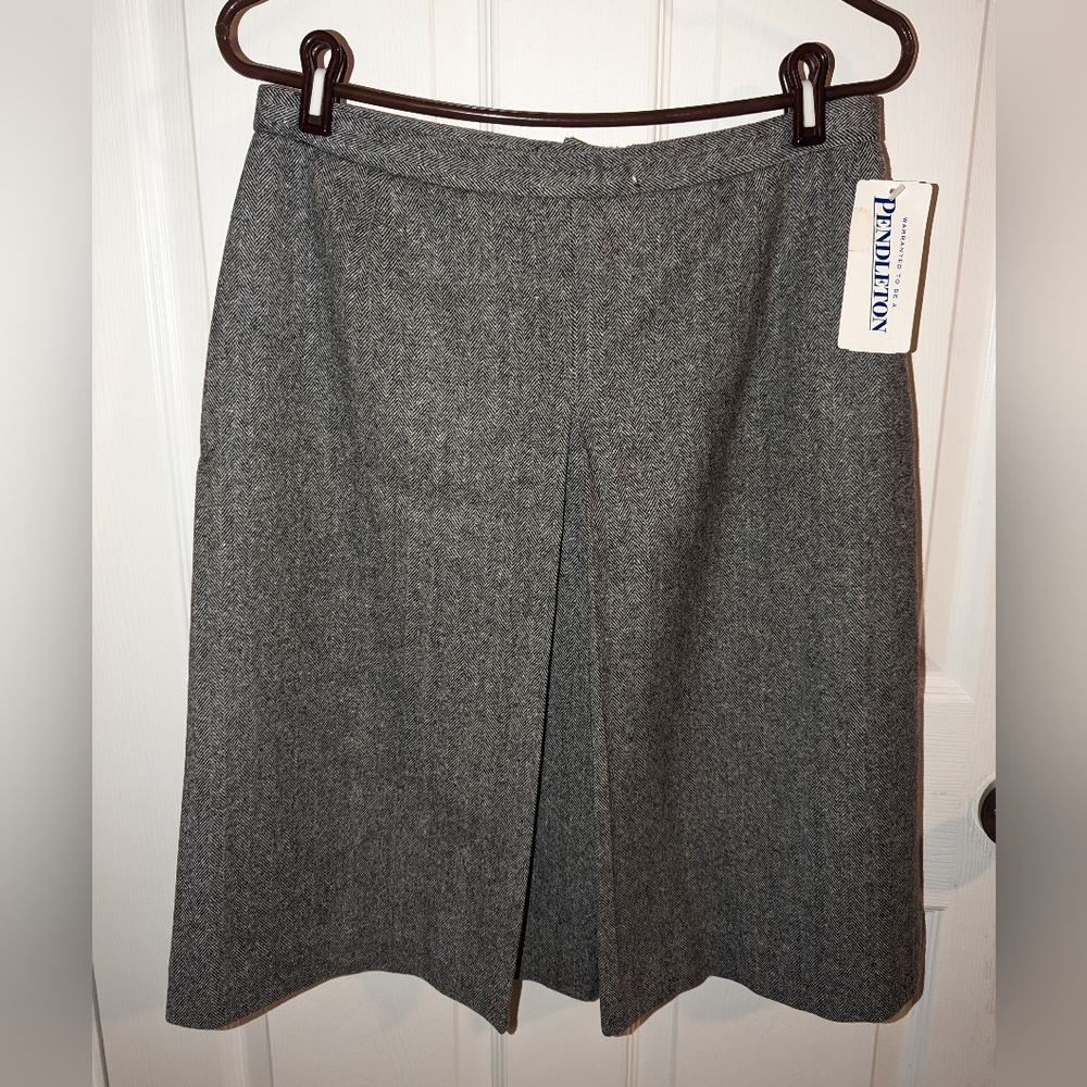 Vintage Pendleton Suit Skirt Wool Size 14 NWT